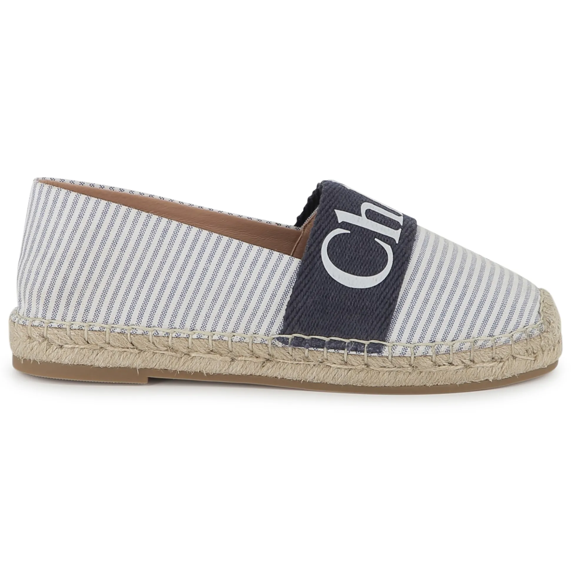 Striped canvas espadrilles