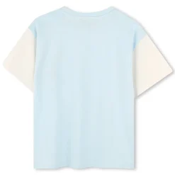 T-shirt with contrast sleeves